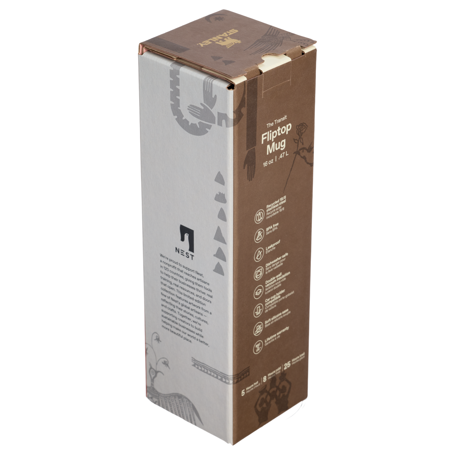 The Stanley 1913 x Nest AeroLight™ Transit Flip Top Mug D266W